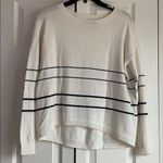 Gap Cream & Navy striped Sweater Photo 0