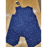 Rock & Republic Blouse Women's Medium Blue 100% Rayon Stars Pattern Med B82 Photo 3