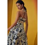 Hunter Bell  Turner Dress Size 4 Cotton Abstract Printed Midi Dress Photo 4