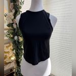 Lululemon 💕 2/$35 💕 NWOT  Athletica Sculpt Cropped Tank Top, size 0, black. Photo 3