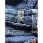 7 For All Mankind WOMEN'S DARK WASH STRAIGHT ANKLE JEANS DENIM SIZE 31 Photo 2