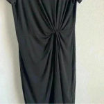 Gap Women’s M Black Twist-Knot T-Shirt Dress Photo 4