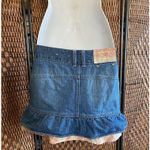 Size M//Y2K Denim and Plaid Low Rise Mini Skirt Photo 2