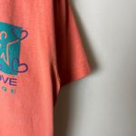 Vintage 90s Touching Lives With Love T Shirt Pink Large L USA Hearts Graphic Tee Photo 5