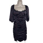 For Love & Lemons Melrose Black Red Mini Dress sz XL Photo 1