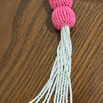 Wandering Moon | Beaded Football 🏈 Wallet Brown Photo 8