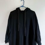 [Nap Loungewear] Black Pullover Hoodie Dress Photo 6