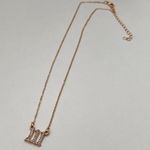 Dainty Gold Chain Angel Number Necklace Photo 8