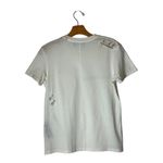 The Kooples White Cotton Jersey Crew Neck Short Sleeve Pin Tee Size S Photo 2