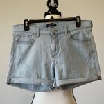 Banana Republic  light wash denim jean shorts in a size 6 festival concert summer Photo 1