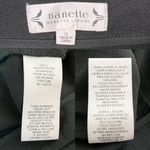 Nanette Lepore Pants Very Black 10 Ruffle Hem Ankle New Photo 7