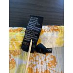 O Shirt Happy Yellow Crinkle Gauze‎ Blouse Womens Plus Size 22W Button Up Church Photo 4