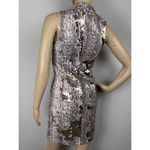 Fab'rik Bodycon Sequins Snakeskin Mini Dress Sz S Cocktail Party Club Sexy Date Purple Photo 7