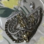 Jenny Bird  Austin Cuff Mixed Metals Stacked 5 Chain Bracelet Brand New Photo 8