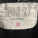 Sienna Sky Floral Black, White,& Yellow Women's Skirt Photo 3