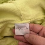 Urban Outfitters Lime Cropped Hooded Sweatshirt Large Photo 4