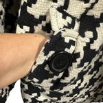 Candie's  Vintage Houndstooth Double Breasted Pea Coat Bow Back Pockets Medium Photo 7