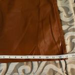 NWOT Enza Costa Vegan Leather Wide
Leg Pants Cognac, size 30 Orange Photo 9
