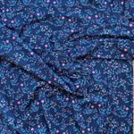 Puma Golf Ladies Micro Floral Cloudspun 1/4 Zip Pullover - Navy Sm Photo 2