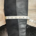 Lucky Brand  Tilaree Womens Black Leather Suede Slip On Tall Boots Size 6.5 Photo 9