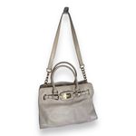 MICHAEL‎ Kors MK Cream Hamilton Leather Womens Purse Bag Tote Shoulder Bag Photo 1