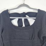 Band of Gypsies Band of the Free Black Crop Top NWT Size Small Ribbed Knit Long Sleeve Top Photo 1