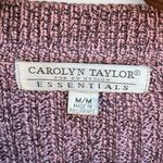 Carolyn Taylor Chunk Ribbed Knit Zip Up Cardigan Photo 4