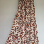 Old Navy  Red and Brown Floral Dress Photo 0