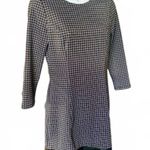 Michael Kors Black and White Dress with Faux Leather Bottom Petite Small- NWT! Photo 2