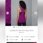 Lululemon Run For Days Purple Camo Mesh Tank Top Photo 6