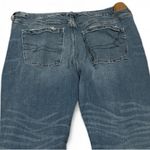 American Eagle Outfitters Distressed High Rise Waist Blue Bootcut Flare Jeans 20 Photo 4