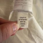 Banana Republic White Cotton Poplin Shirt Dress Women’s L Midi Button Front Photo 10