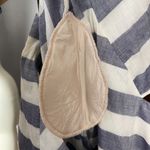 Vintage Albert Nipon Pleated Dress Striped Short Sleeves Tie Belt 1980s Nautical Blue Size undefined Photo 8