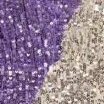 ROTATE Birger Christensen Billie Silver Purple Sequin Mini Cocktail Dress Size 2 Photo 6