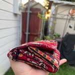 Vera Bradley Red Floral Crossbody Bag Photo 3