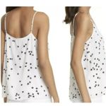 Equipment Femme Layla Cami Tank Top 100% Silk Adjustable Straps Stars Small Photo 5