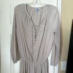 Ramy Brook ‘Alexandra’ gray lace front dress with sleeves from Revolve. Size XS Photo 6