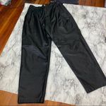 Vintage 100% Leather Pants straight leg high rise Black size 30 waist y2k 90s Photo 4