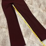 EXPRESS  Columnist Bootcut Low Rise Pants Black Red Checkered Size 00 Stretch Photo 3