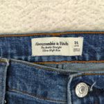 Abercrombie & Fitch Womens Jeans Size 31 Long The Ankle Straight Ultra High Rise Photo 2