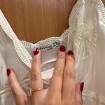 Christian Dior Vintage Bow Lace Floral embroidered maxi chemise Photo 6