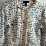 Halogen Nordstrom Button Front Tweed Blazer Jacket Ivory Size XS. Photo 2