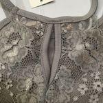 Francesca's NEW Francesca’s Lace High Neck Crop Top Bralette Photo 5