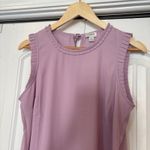 J.Crew ‎ Lavender Tank Top Size 6 Photo 2