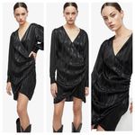 ANINE BING  Penelope Mini Black Dress 100% viscose size S C10 Photo 1