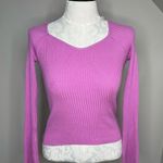 Pink Rose NWOT Lavender Ribbed Sweater Size Small Photo 0