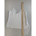 Theory  Tank Camisole Top Women Small Sheer Concert Y2K Coquette Basic Minimalist Photo 3