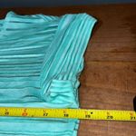 Apt. 9  size small burnout crewneck tee short sleeve roll cuffs sheer striped nwt Photo 7