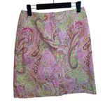 Talbots  Vintage Paisley Y2K Preppy A-Line Skirt Photo 0