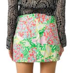 Lilly Pulitzer Mariposa Callie Floral Mini Skirt Pink Butterflies Size 0 Photo 2